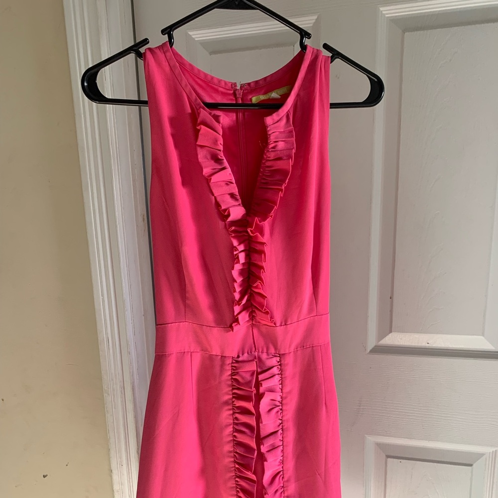 Gianni Bini Pink Ruffle dress